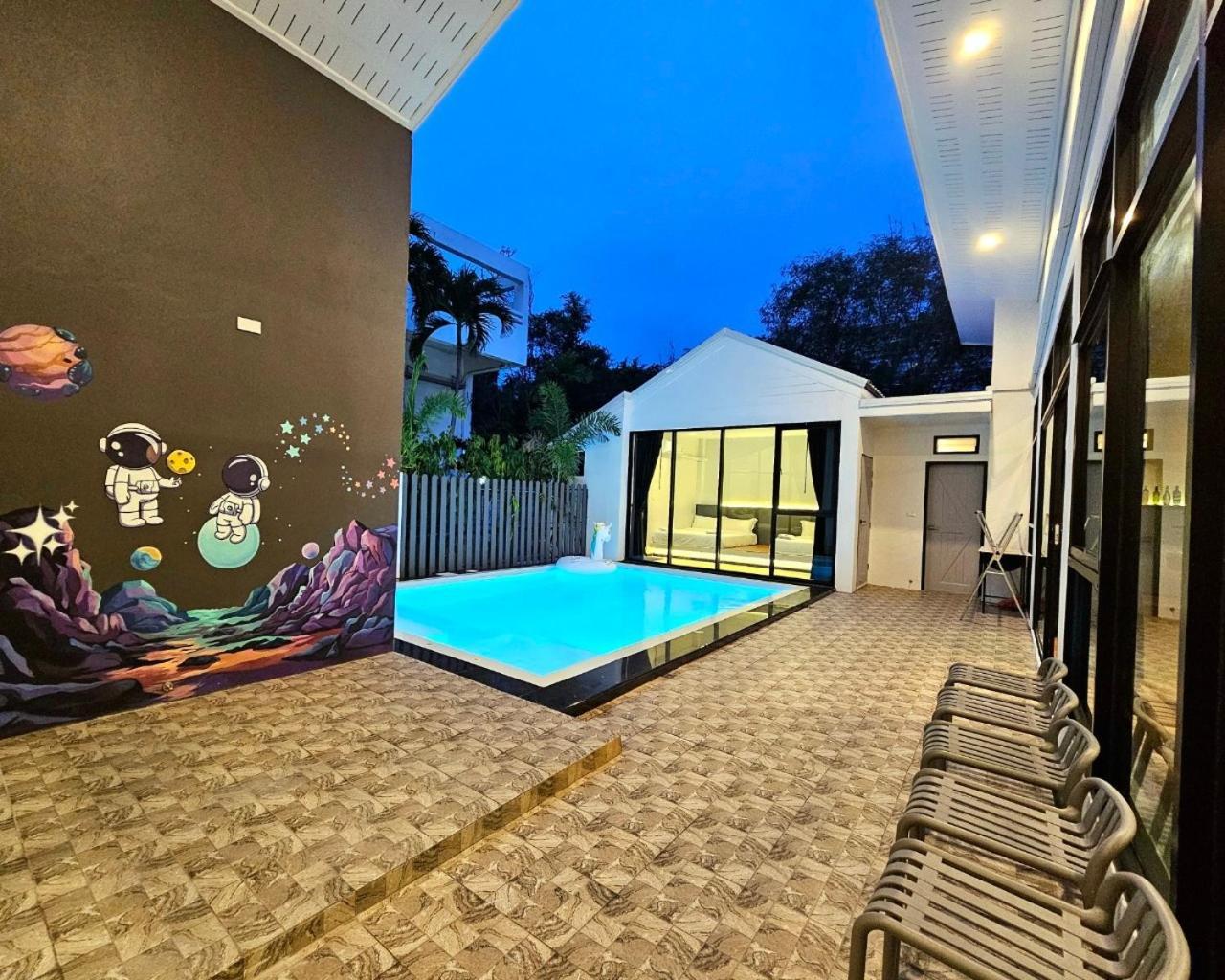 Madaguscar Private Pool Villa-Pattaya Jomtien Exterior foto